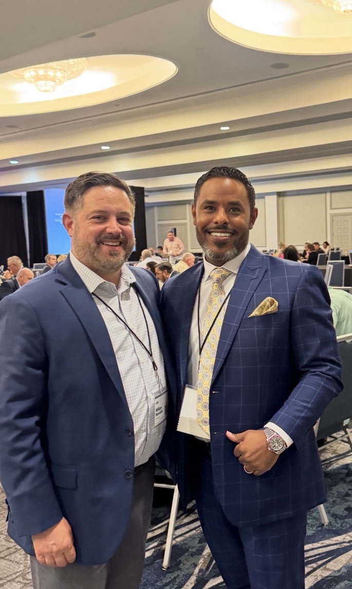 Theodore Thompson at a healthcare leadership conference